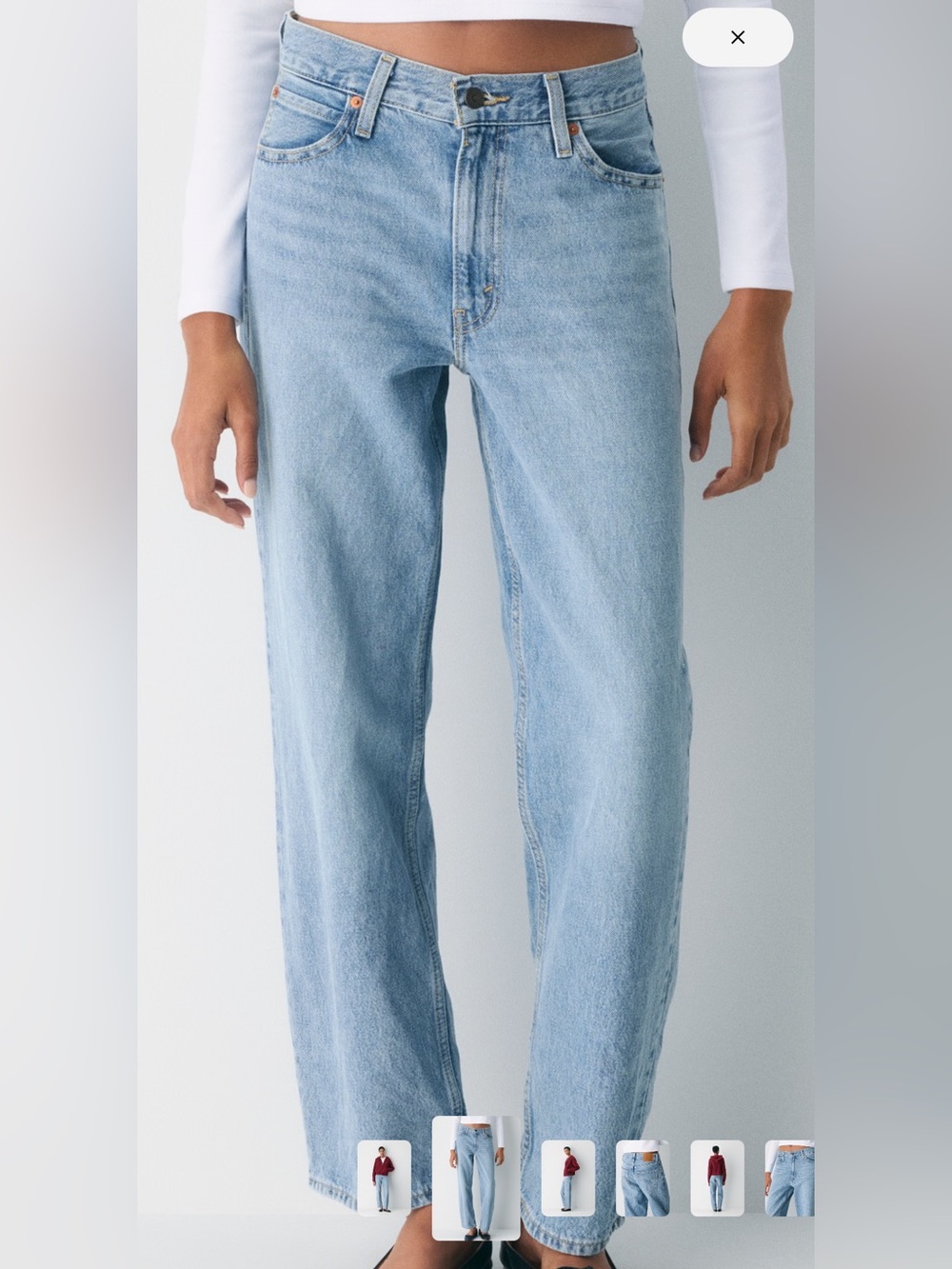 Levi's Light Blue Straight Leg Women's Jeans